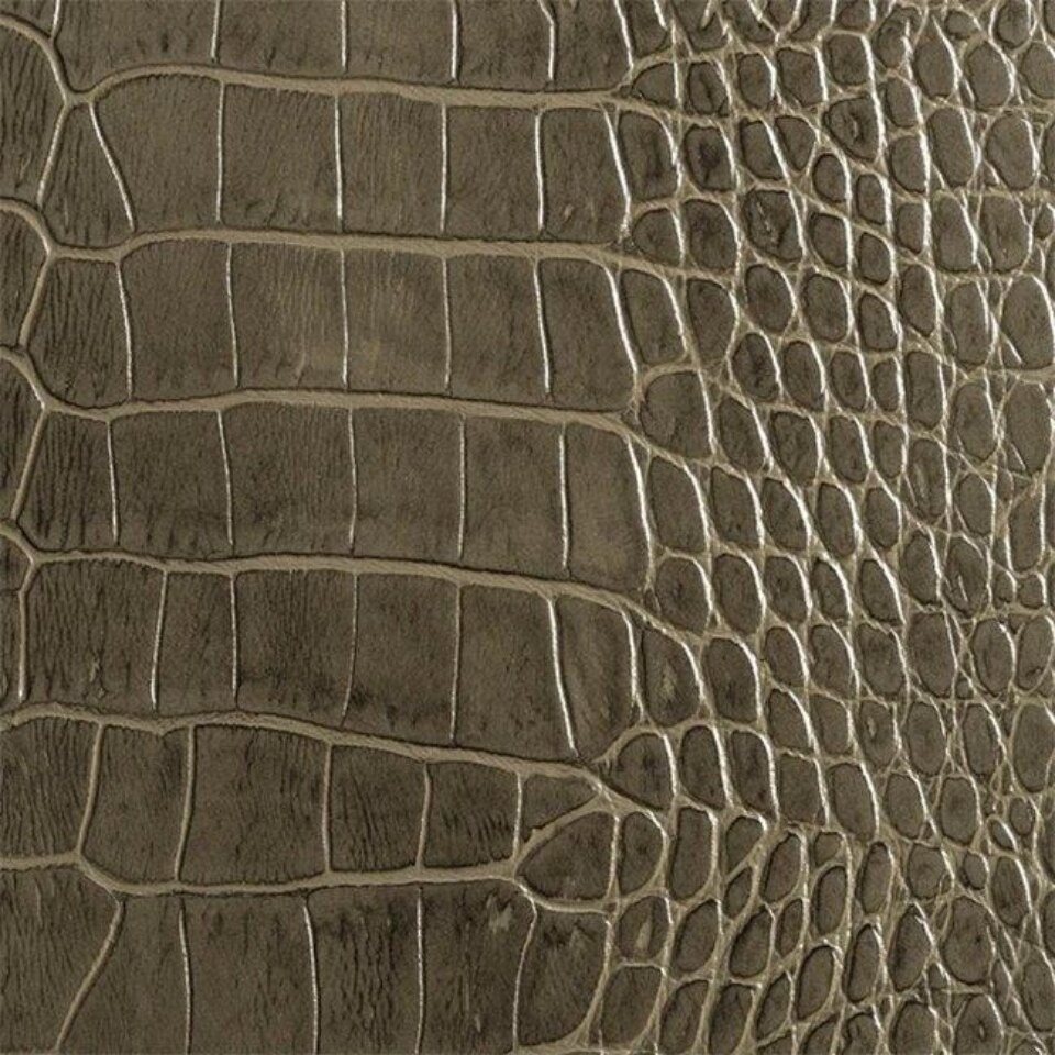 Leather · Crocodile Antique Gray